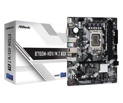 Placa Base Asrock B760M-HDV/M.2 D4 - Hardware y Componentes Gaming