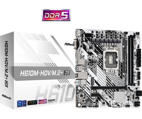 Placa Base Asrock H610M-HDV/M.2+ D5 - Hardware y Componentes Gaming