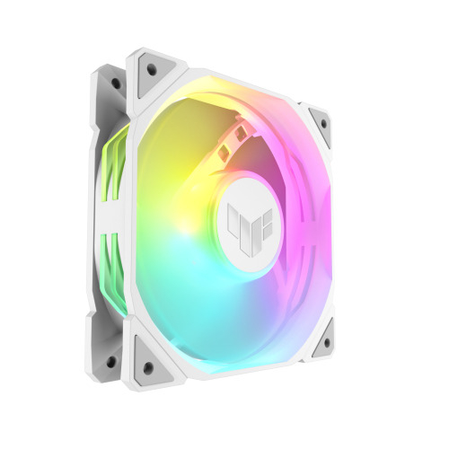 ASUS TUF GAMING TR120 ARGB REVERSE 1-pack White Carcasa del ordenador Refrigerador de aire 12 cm Blanco - Imagen 2