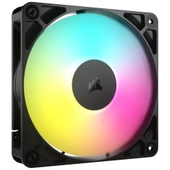 Corsair RS120 ARGB Carcasa del ordenador Ventilador 12 cm Negro 1 pieza(s) - Hardware y Componentes Gaming