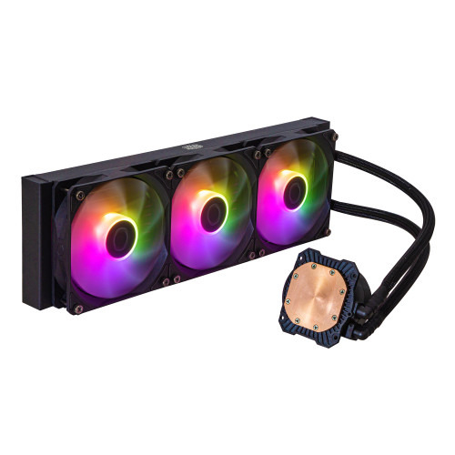 Cooler Master MasterLiquid 360L Core ARGB Carcasa del ordenador, Procesador Kit de refrigeración líquida 12 cm Negro - Imagen 2