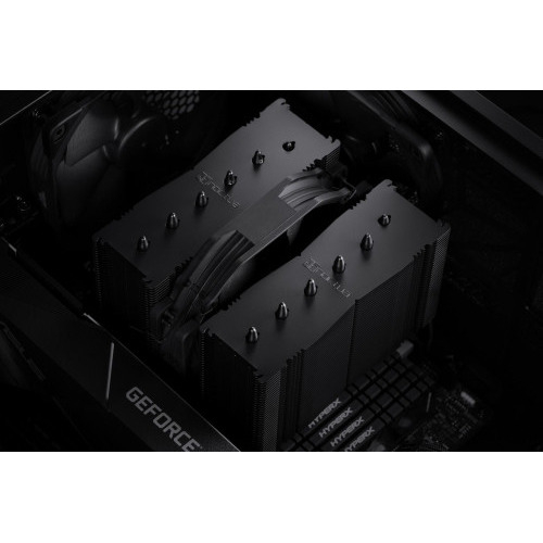 NOCTUA COOLER CPUNOCTUA NH-D15S CHROMAX.BLACK, 6 HEATPIPES DUAL TOWER, 1X NF-A15 140MM FAN PWM, LGA1851, LGA1700, LGA1200, LGA1151, AM5, AM4 - Imagen 7