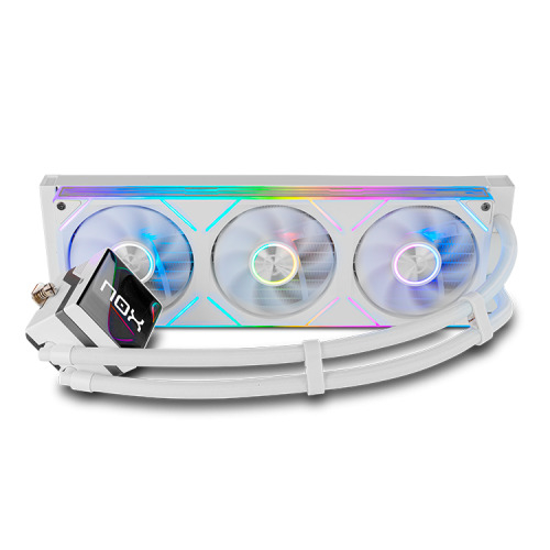 NOX Hummer M-360 LCD|Kit RL Magnético ARGB Blanco