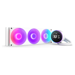 NZXT Kraken Elite 360 RGB Procesador Sistema de refrigeración líquida todo en uno 12 cm Blanco 1 pieza(s)